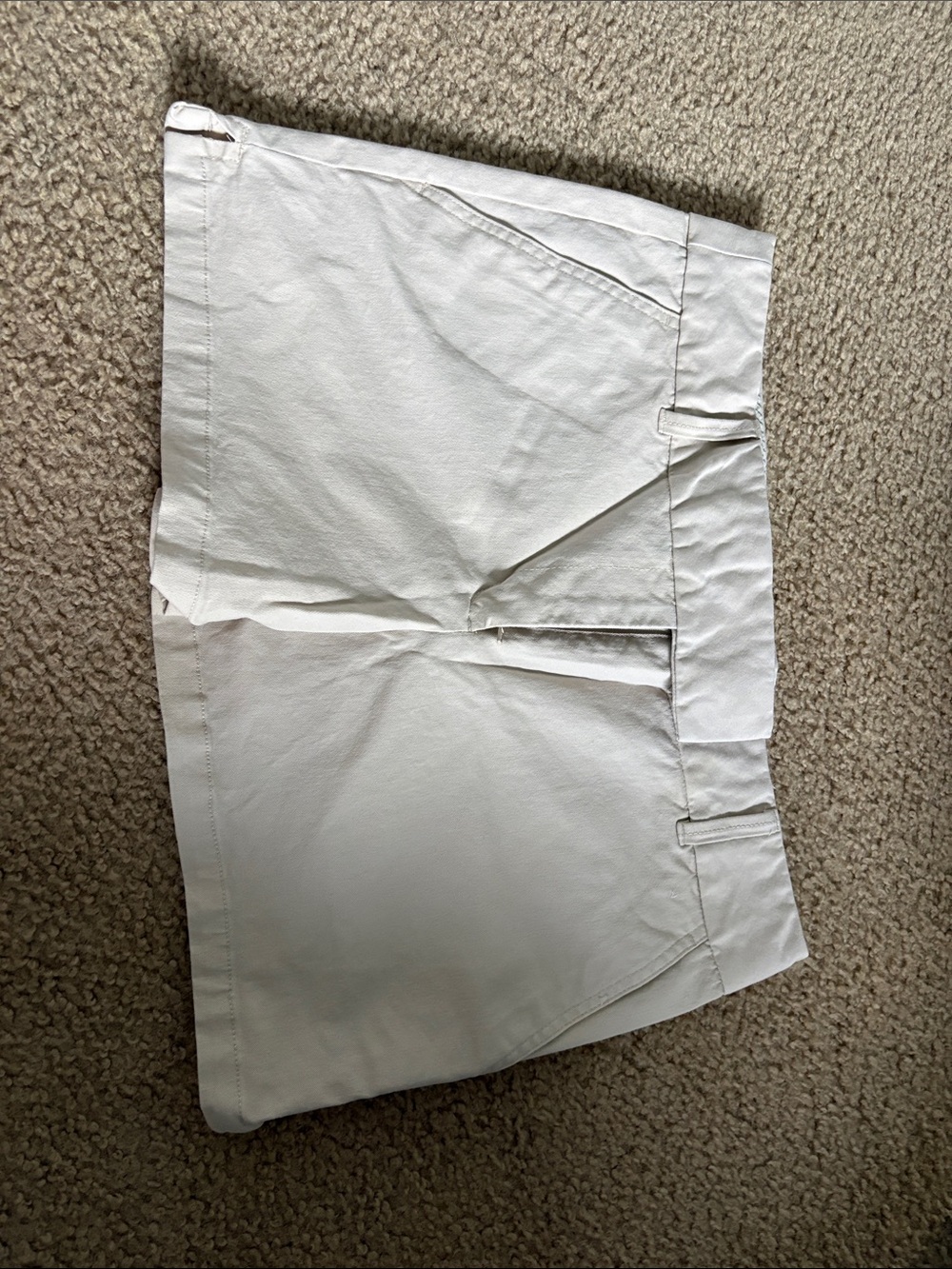 Women’s Khaki Cotton Stretch Shorts